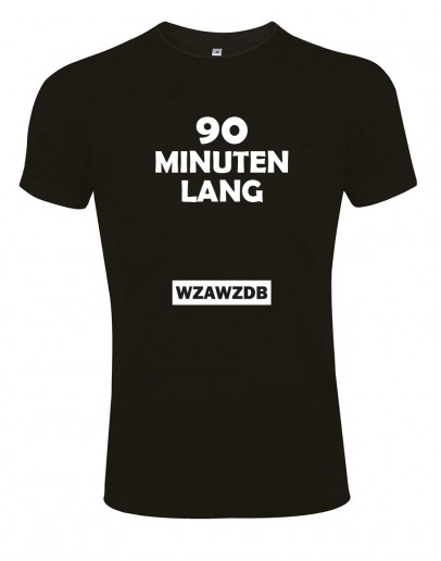 Heren t-shirt - 90 minuten lang- wzawzdb