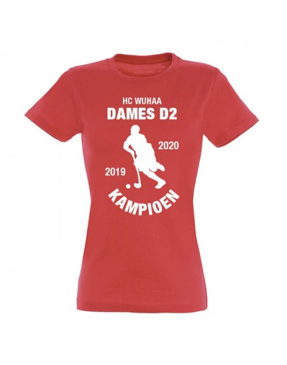 Hockey Kampioenshirt KA0501 - voorzijde bedrukt Hockey Kampioenshirt KA0501 - voorzijde bedrukt