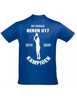 Basketbal kampioenshirt KA0601 - voorzijde bedrukt