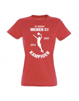 Volleybal kampioenshirt KA0701 - voorzijde bedrukt
