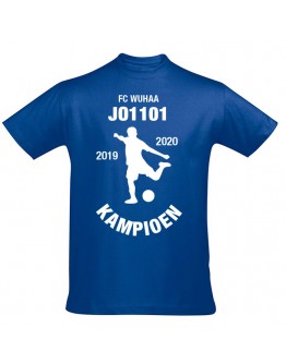 Voetbal kampioenshirt KA0801 - voorzijde bedrukt