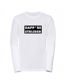 Kinder t-shirt lange mouwen - Dappre Strijder