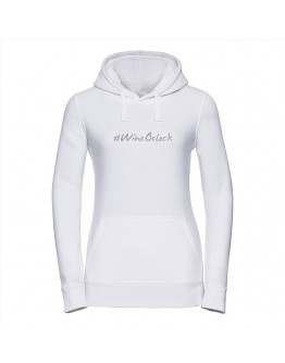 Premium dames hoodie - Wine o clock