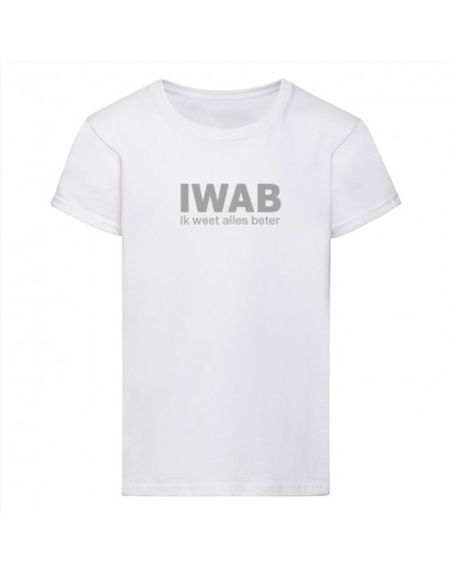 Meisjes t-shirt - Ik Weet Alles Beter Meisjes t-shirt - Ik Weet Alles Beter