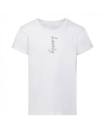 Meisjes t-shirt - Lovely Meisjes t-shirt - Lovely