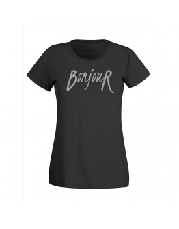 Dames t-shirt - Bonjour