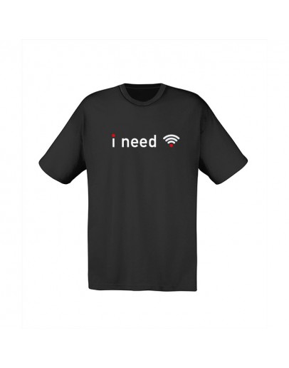 Heren t-shirt - I need wifi