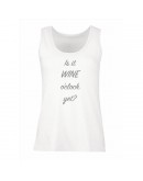Dames tanktop - Wine o'clock